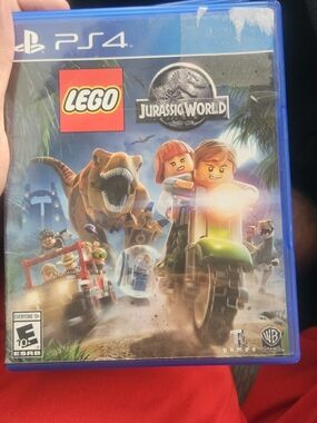 LEGO Jurassic World PS4 Game Case with Colorful Artwork